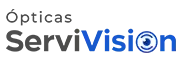 logo ópticas Servivisión 180 x 60 pixeles